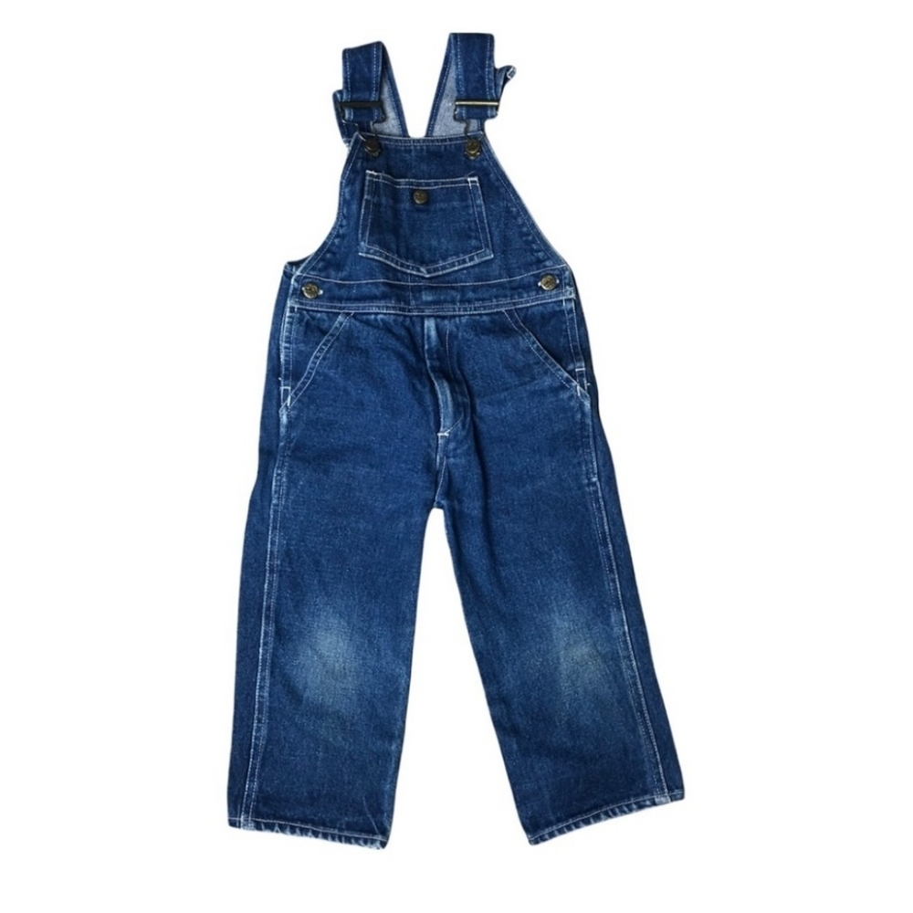 Vintage Jean Denim Blue Overalls
